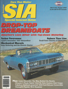 SPECIAL-INTEREST AUTOS 2000 AUG - TR6 SPECIAL,IMPALA SS